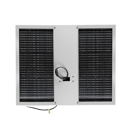 LED pouličné svietidlo Solar G2 40W, šedá farba, IP66, 4000K – teplá biela, svetelný tok 8000lm, uhol vyžarovania 150×80°, CRI>75, životnosť až 50 000h, rozmery ø 653×236×200, materiál hliník + sklo, nestmievateľné, PF>0,9